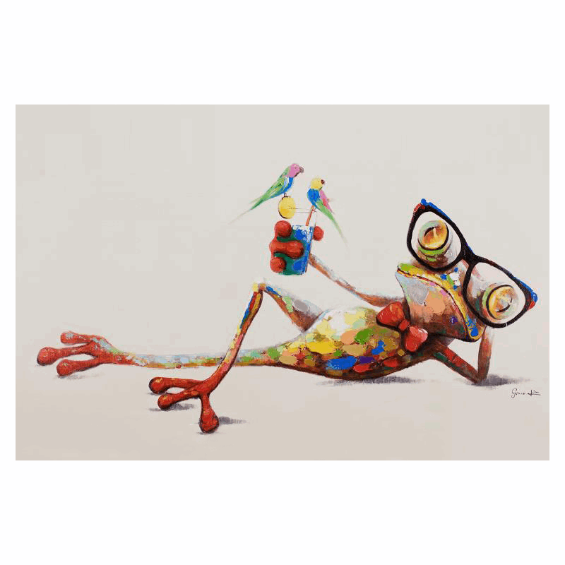 Galleria369-Frog Graffiti Art Abstract Animal Poster
