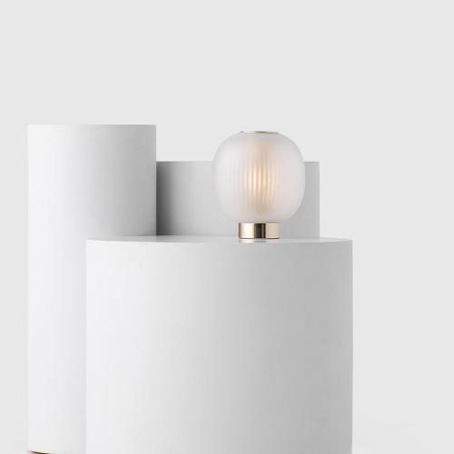 Blooming Elegance-British Design Minimalist Glass Table Lamp