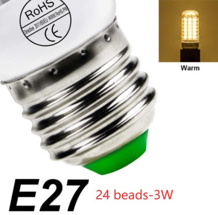 E27 LED Corn Lamp with Cover – Energy-Efficient Room Lighting