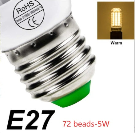 E27 LED Corn Lamp with Cover – Energy-Efficient Room Lighting