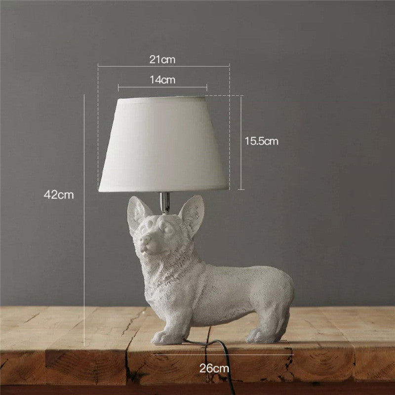 Dog-Themed European Lamp