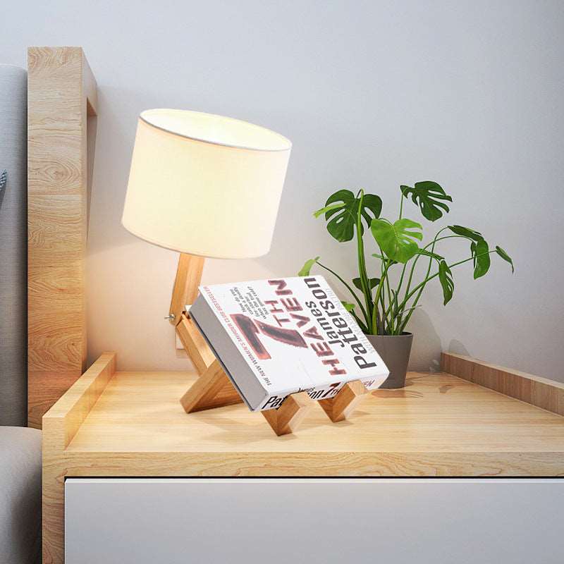 Galleria369-"Nordic Modern Wooden Desk Lamp"