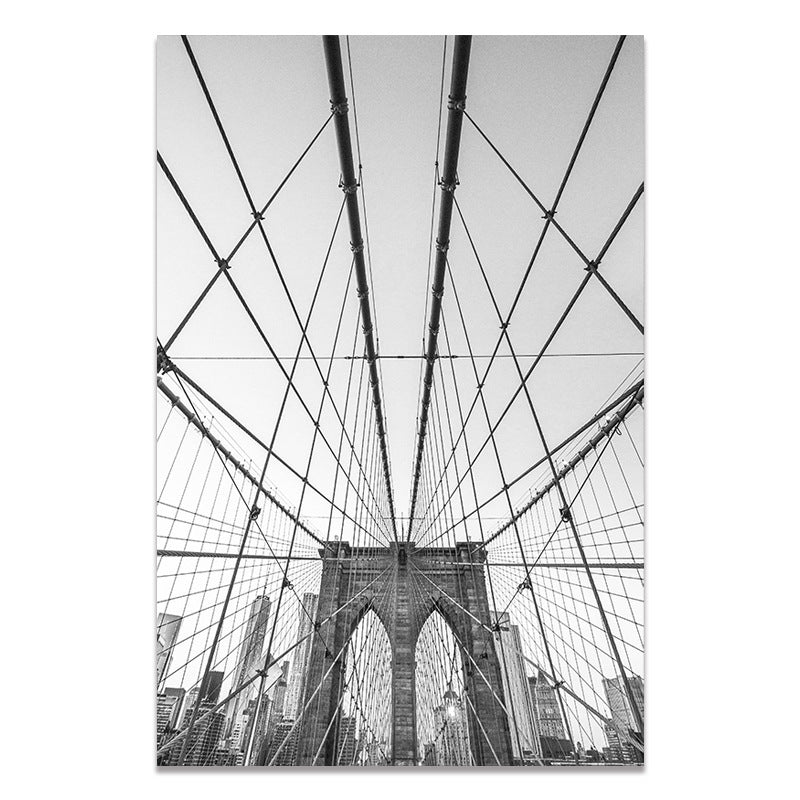 Black and White Photography Wall Art - Modern Living Room &amp; Bedroom Decor