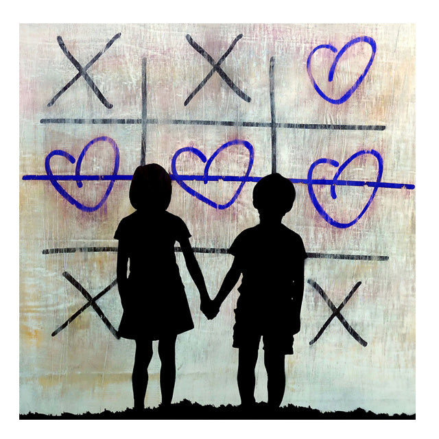 "Street Art Love Canvas Painting - 100x100 cm, impermeabile, graffiti, decorazione da parete per soggiorno"