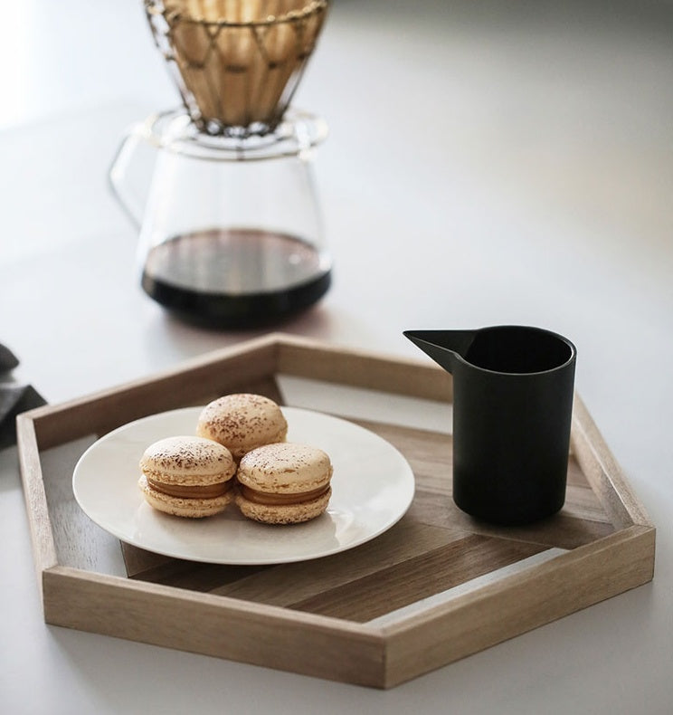 "Textured Serving Tray: Elegant Table Accessory for Dining and Kitchen"