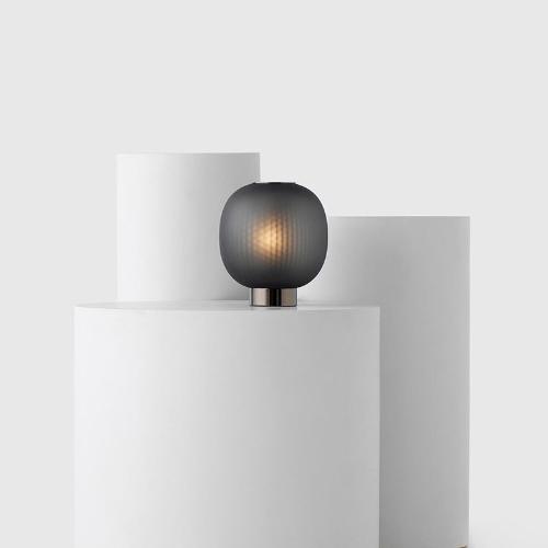 Blooming Elegance-British Design Minimalist Glass Table Lamp