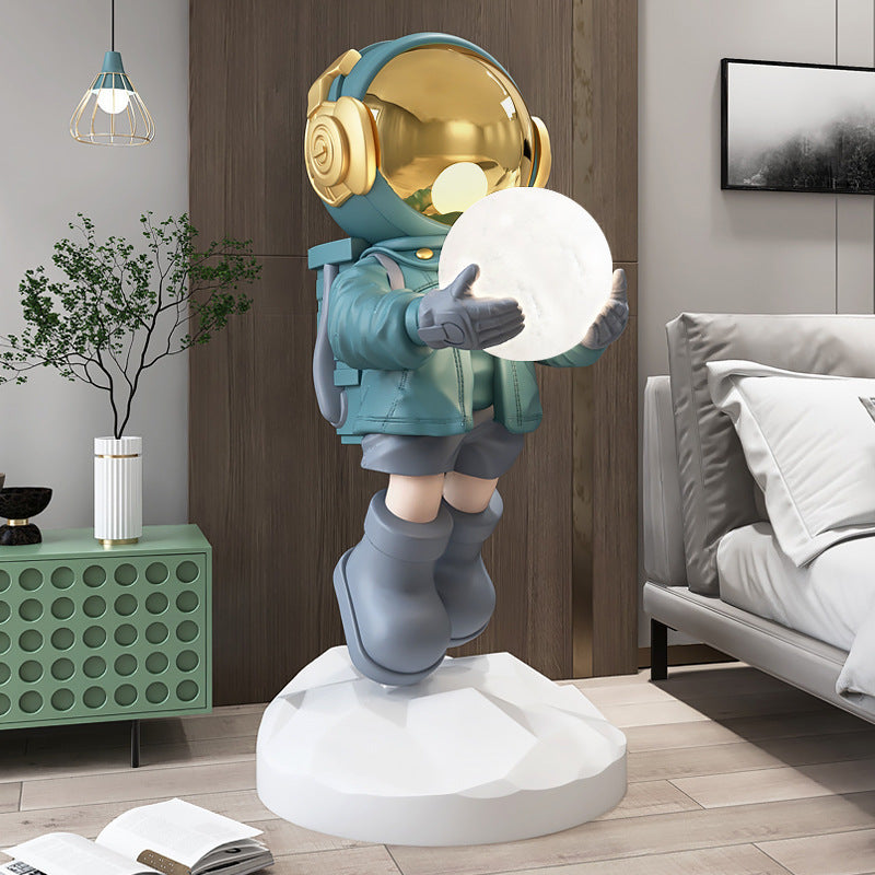 Astronaut Living Room Large Floor Ornament Entrance Light