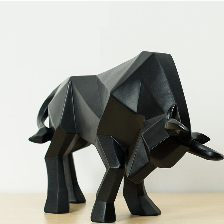 "Decorazione per la casa del toro di scultura moderna" 