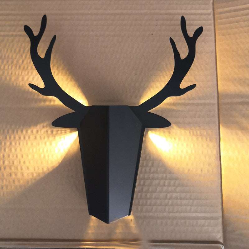 Galleria369-"Stylized elk-head wall lamp"