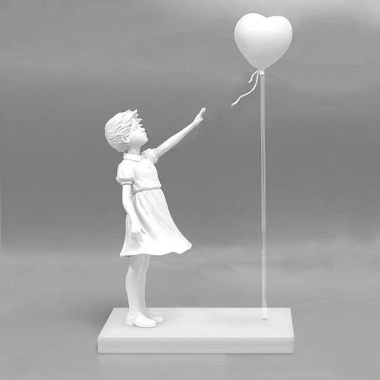 "Baby girl with balloon of Banksy"