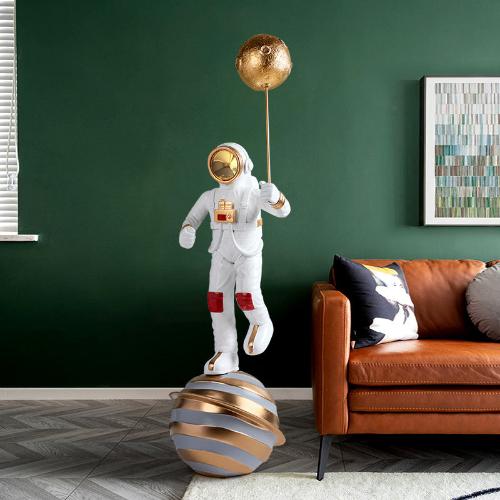 Astronaut Large Floor Decoration - Resin Sculpture for Living Room