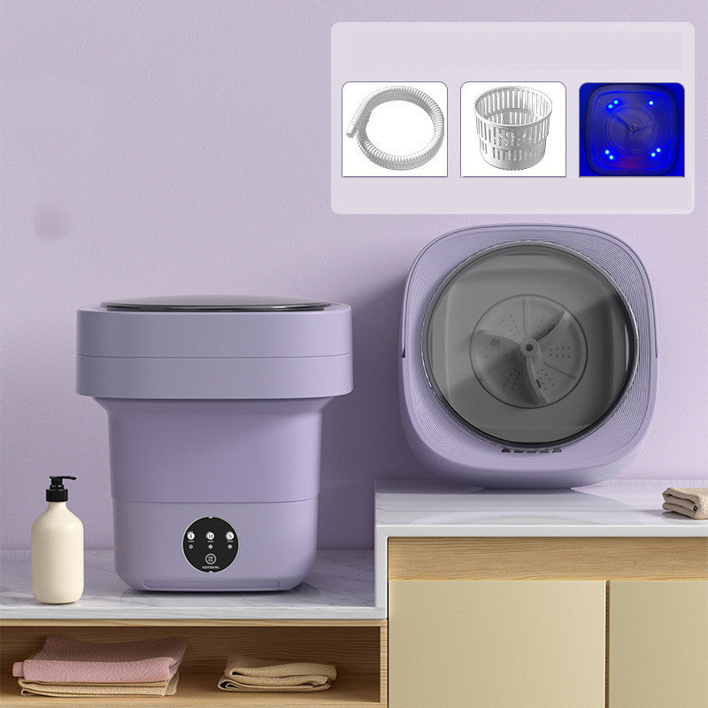 Kompakte tragbare Waschmaschine mit Klapparchitektur