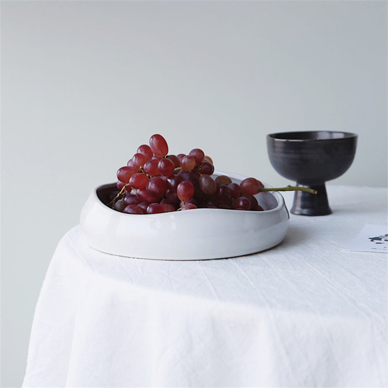 Japanese Ceramic Fruit Bowl | Minimalist Zen-Inspired Design