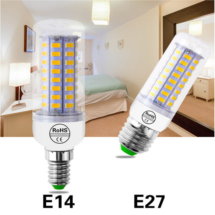 E27 LED Corn Lamp with Cover – Energy-Efficient Room Lighting