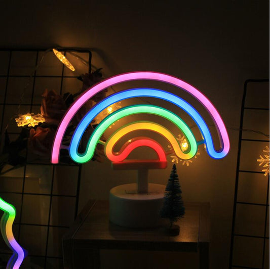 Neon-tyylinen lamppu