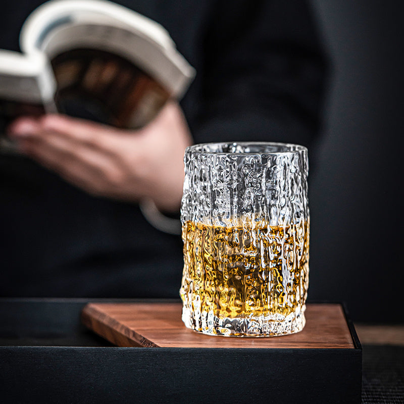 "High-Quality Glass Whiskey Tumbler | Elegant Design for Whiskey Lovers"