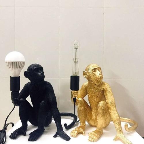 Unique Resin Monkey Desck Lamp - British Design