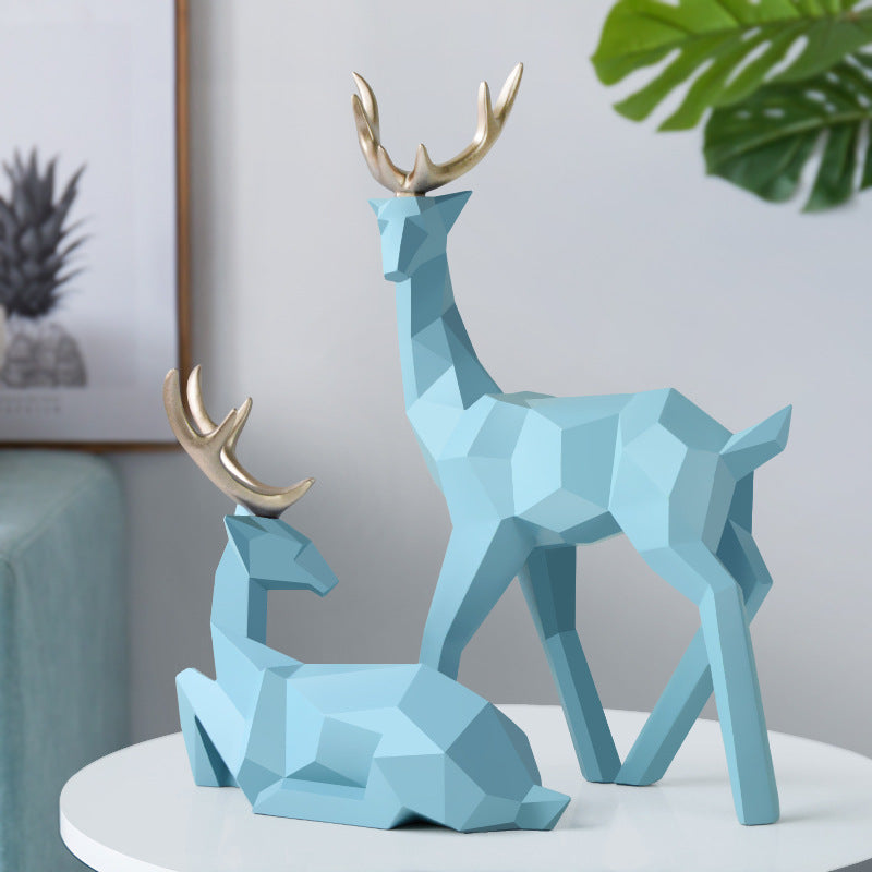 Deers Sculpture Resin