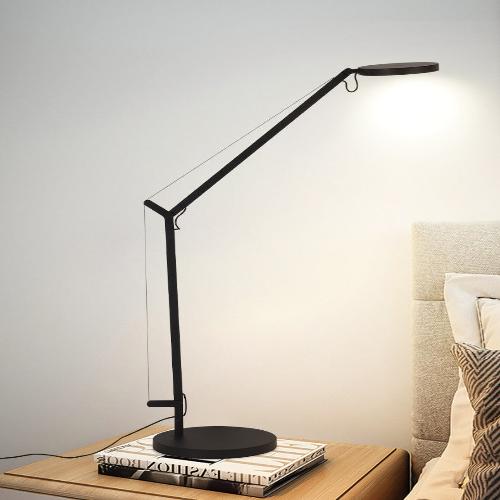 Black Industrial-Style Mechanical Arm Table Lamp – Ideal for Study