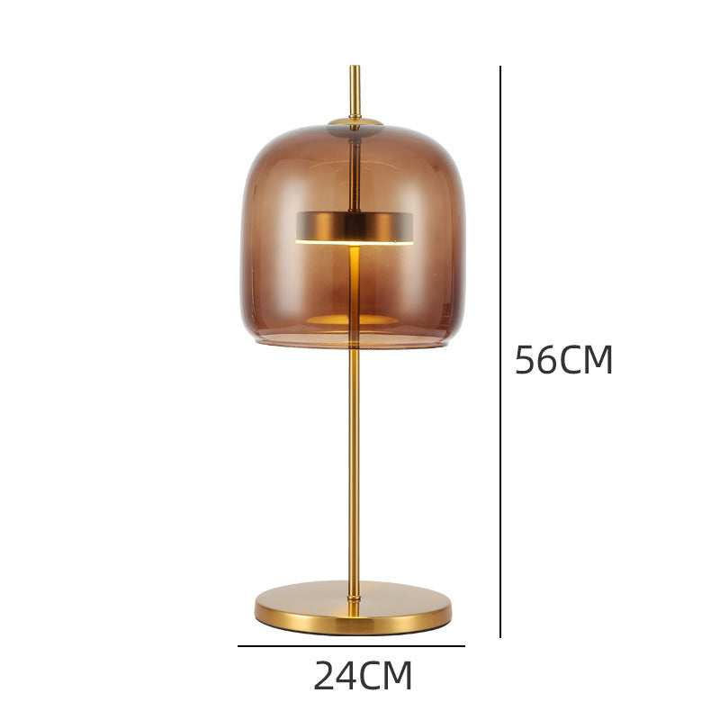 Lampada da comodino moderna in vetro a LED - Design Jube per interni contemporanei