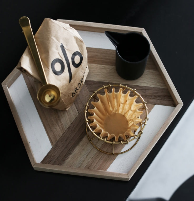 "Textured Serving Tray: Elegant Table Accessory for Dining and Kitchen"