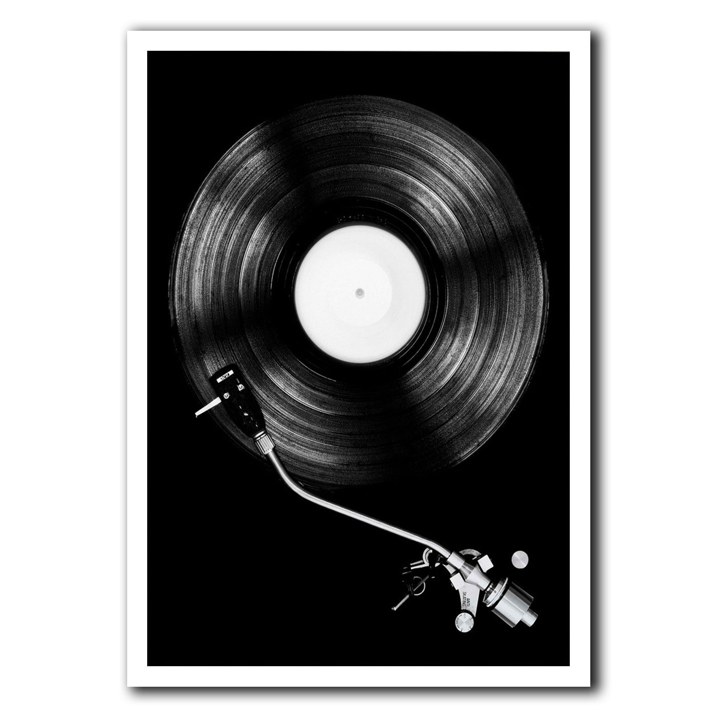 Vinyl Rekord Wandkunstraum Dekordruck
