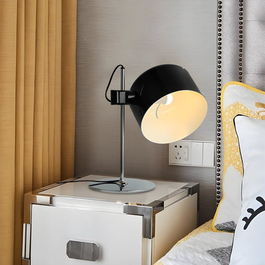 Simple Modern Table Lamp - Sleek Living Room Lamp with Carbon Steel & Aluminum