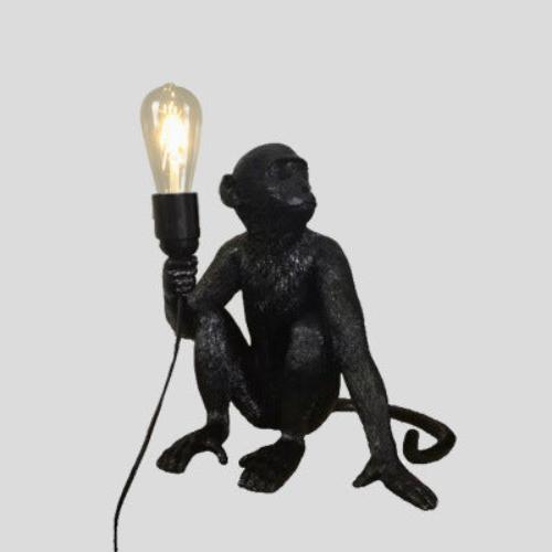 Unique Resin Monkey Desck Lamp - British Design