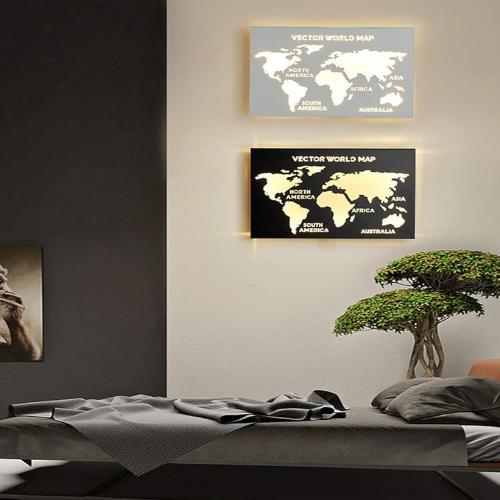 "World Map Lamp | Illuminated Globe Design for Modern Home Decor"