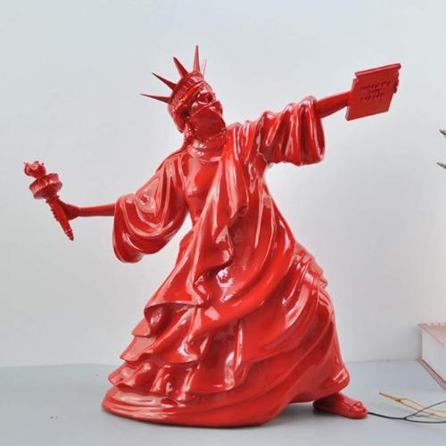 Inspired Statue of Liberty Sculpture | Modern Art Resin Decor