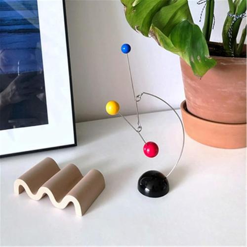 Modern Minimalist Metal Balance Device Dynamic Sculpture - Decorative Ornament