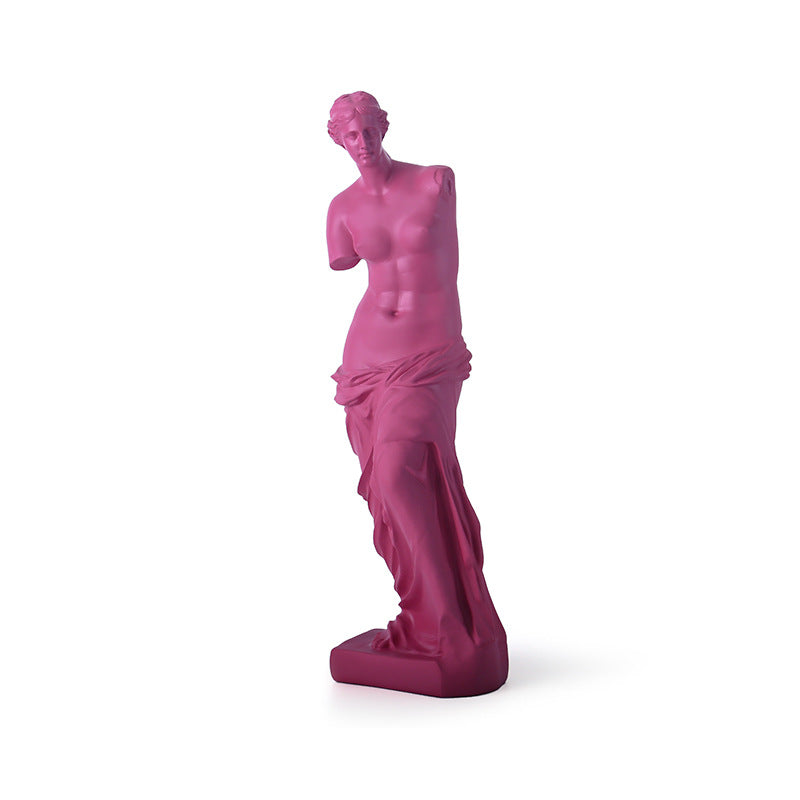 "Estatua de escultura de yeso de Venus"