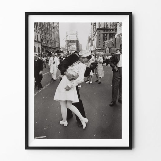 Voiton suudelma New Yorkin kuvat