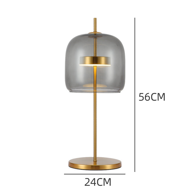 Lampada da comodino moderna in vetro a LED - Design Jube per interni contemporanei