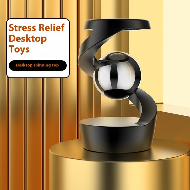 Levitating Gyro Desk Toy | Stress Relief and Decompression Decor for Your Workspace"