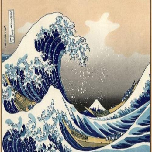 „Die große Welle vor Kanagawa: Ikonische japanische Kunst für modernes Dekor“