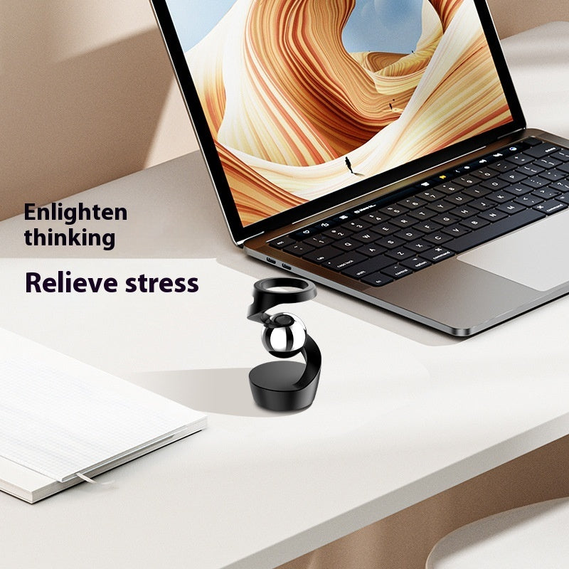 Levitating Gyro Desk Toy | Stress Relief and Decompression Decor for Your Workspace"