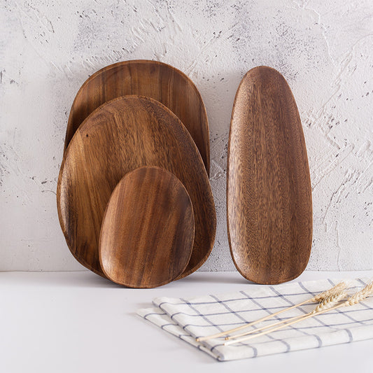 Acacia Wooden Tray - Irregular Shape