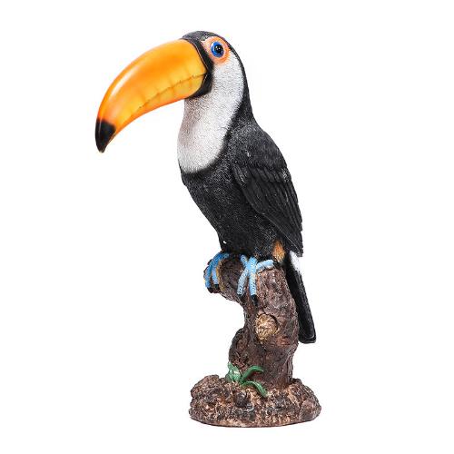 Creative Toucan Resin Statue – Tropical Design for Indoor and Garden Decor