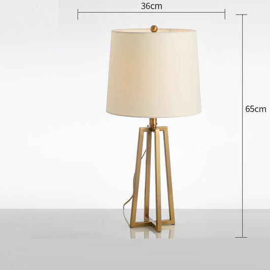 Lámpara de escritorio de arte de lujo para habitación modelo de diseñador