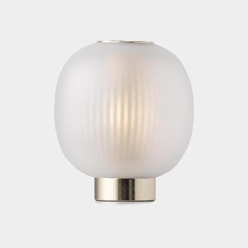 Blooming Elegance-British Design Minimalist Glass Table Lamp